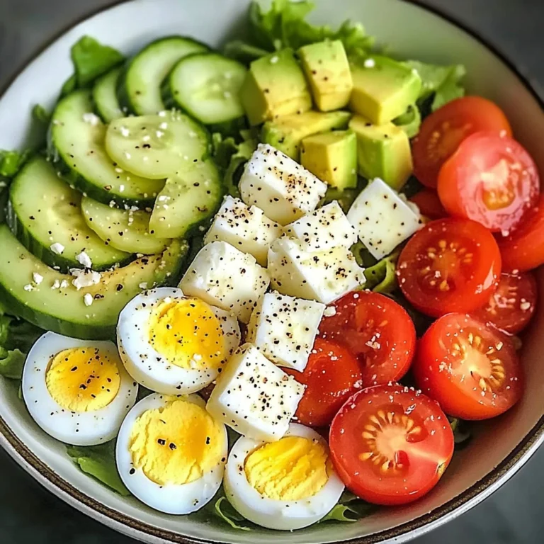 Avocado Egg Salad Bowl with Feta & Crunchy Cucumber
