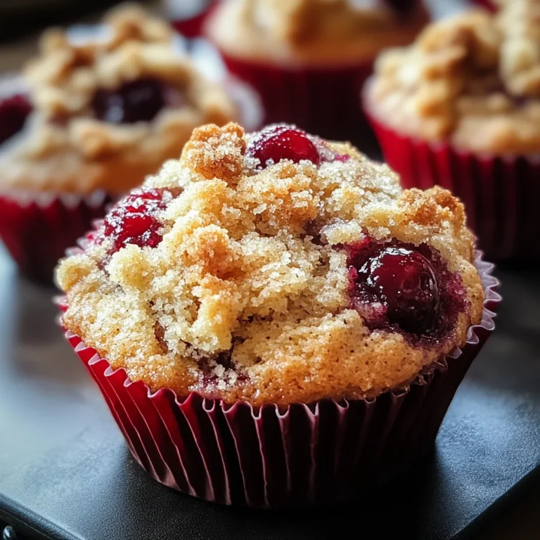 Cherry Cobbler Muffins