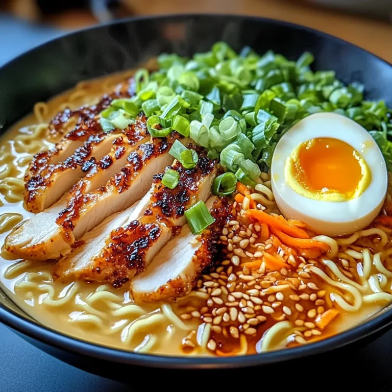 Fiery Chicken Ramen : Bold & Comforting