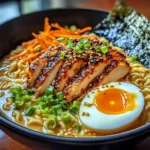 Fiery Chicken Ramen : Bold & Comforting