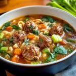 Italian Meatball Soup: Comfort in a Bowl