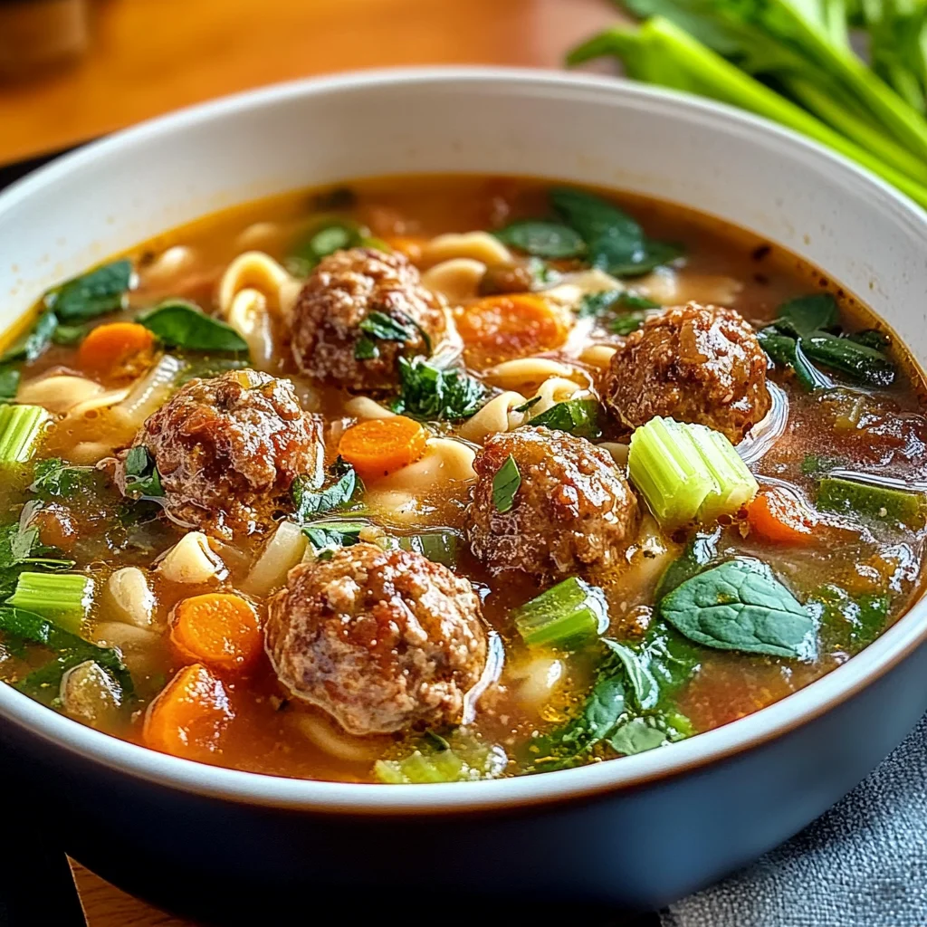 Italian Meatball Soup: Comfort in a Bowl