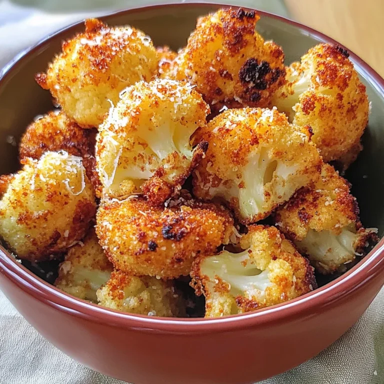 Parmesan Cauliflower Bites - Just 5 Ingredients