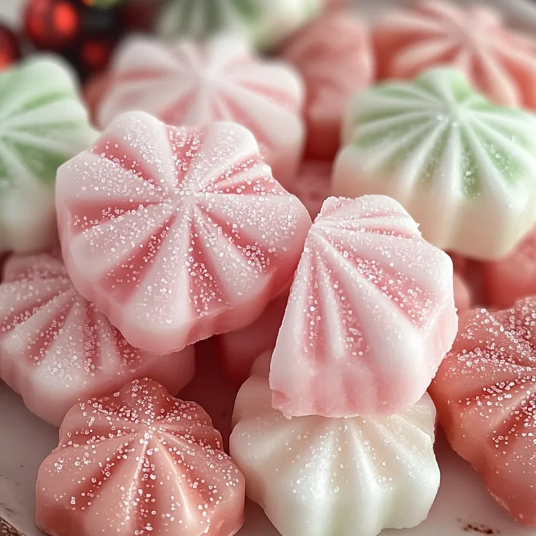 Soft Christmas Peppermints (Old-Fashioned Butter Mints)