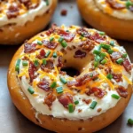 Zesty Turkey Bacon Cream Cheese Bagels