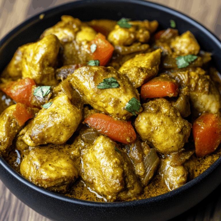 Authentic Jamaican Curry Chicken