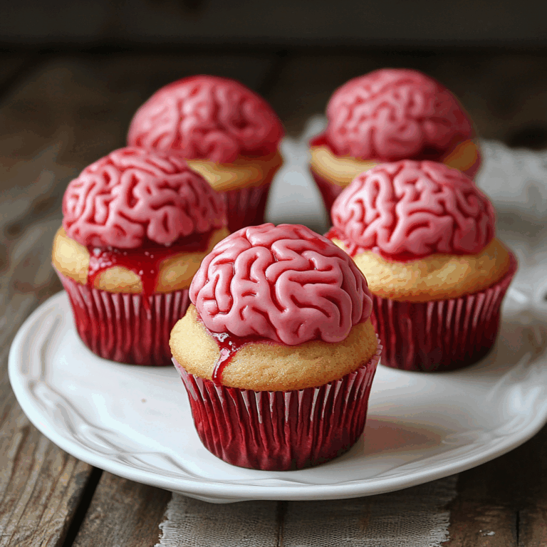 Bleeding Brain Cupcakes