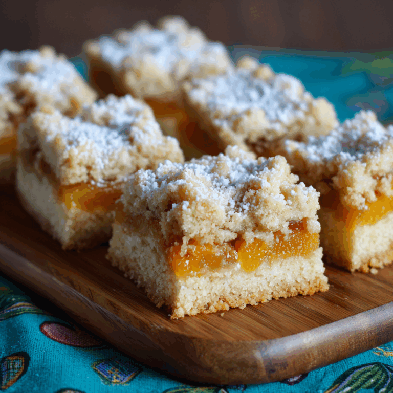 Apricot Shortbread Bars Recipe