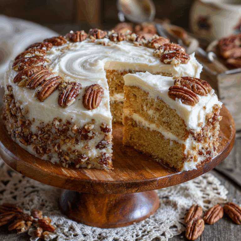 Southern Georgia Pecan Cake Recipe