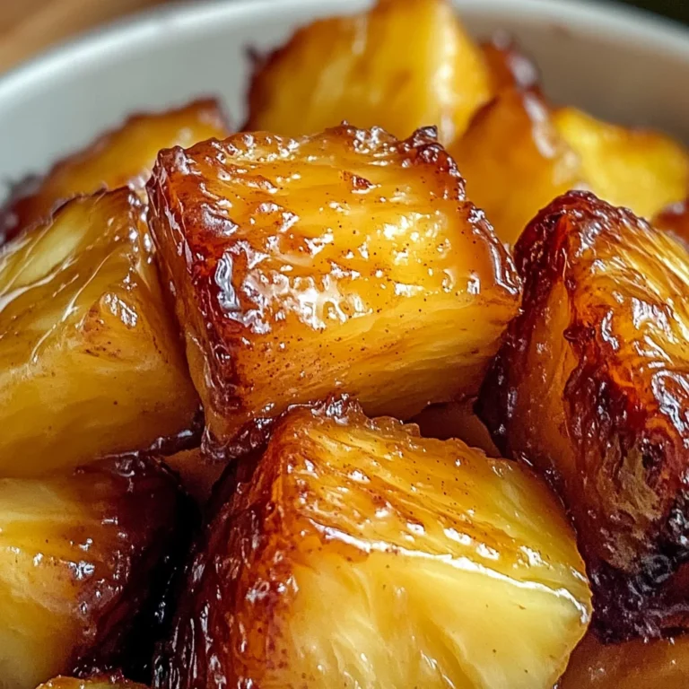 Air Fryer Caramelized Pineapple - Easy & Sweet Treat