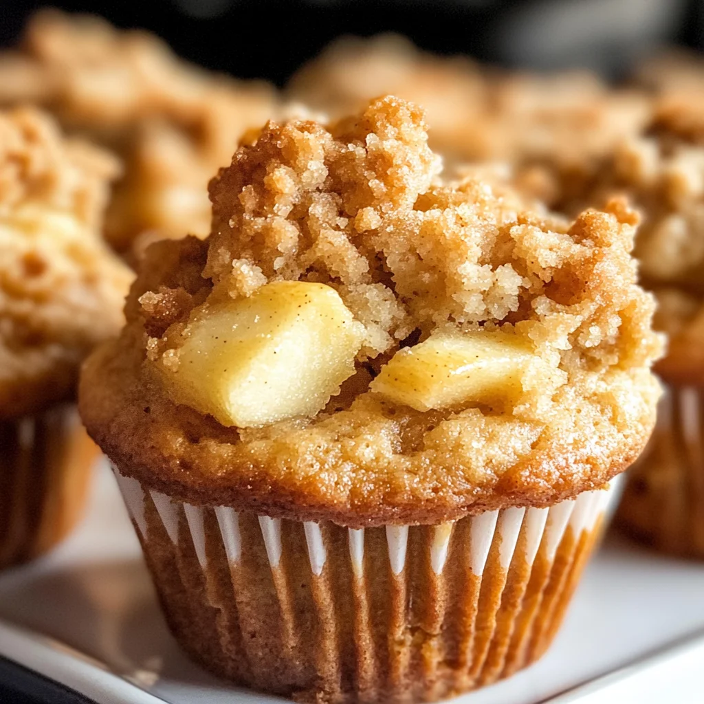 Apple Crumble Muffins