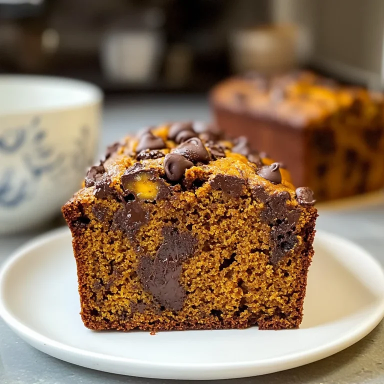 Banana Chocolate Chip Pumpkin Bread