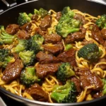 Beef, Broccoli & Noodle Stir-Fry