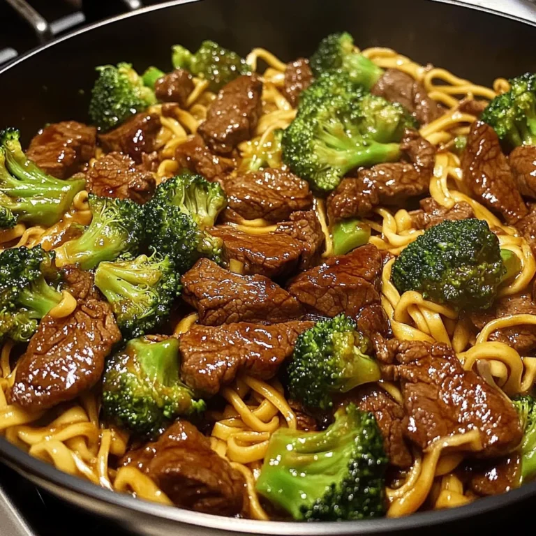 Beef, Broccoli & Noodle Stir-Fry