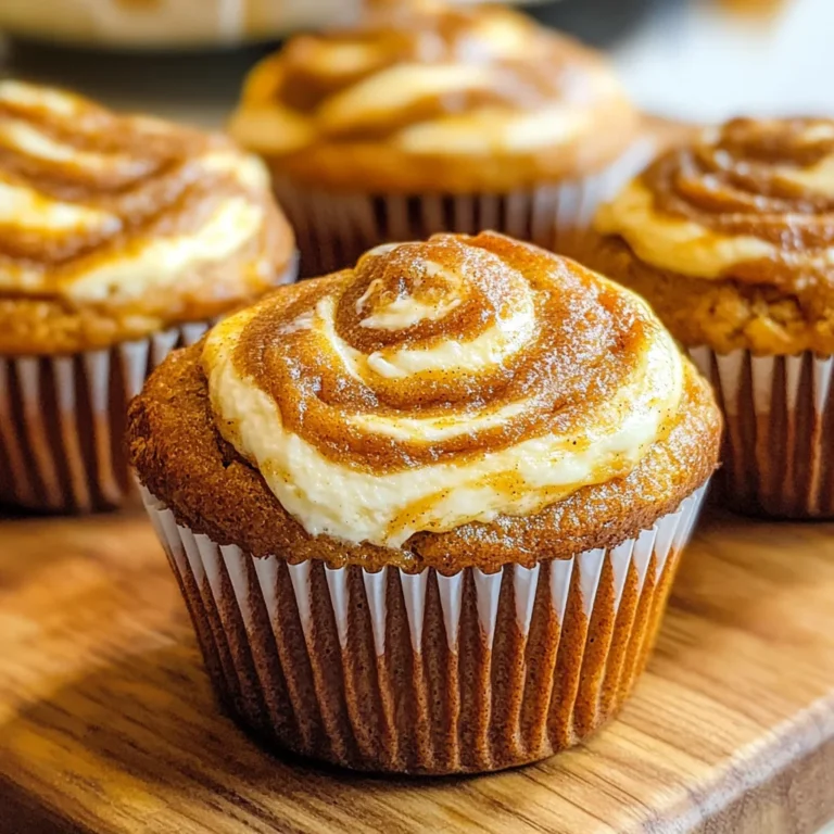 Best Swirled Pumpkin Cream Cheese Muffins