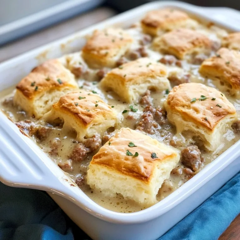 Biscuits and Gravy Casserole