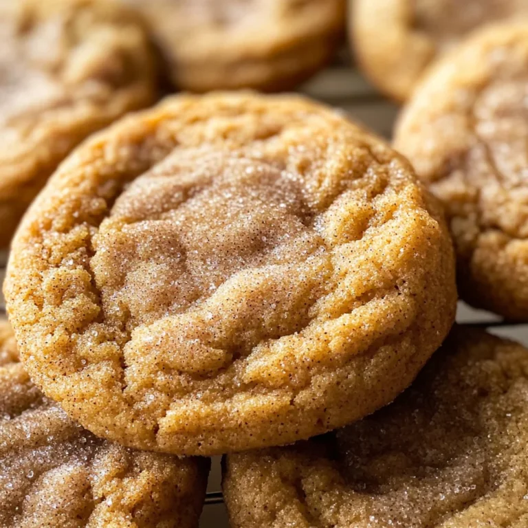 Chewy Pumpkin Snickerdoodle Cookies