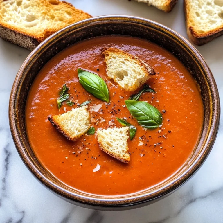 Copycat Panera Tomato Soup Recipe