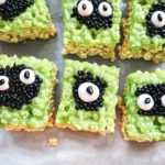 Frankenstein Halloween Rice Krispie Treats