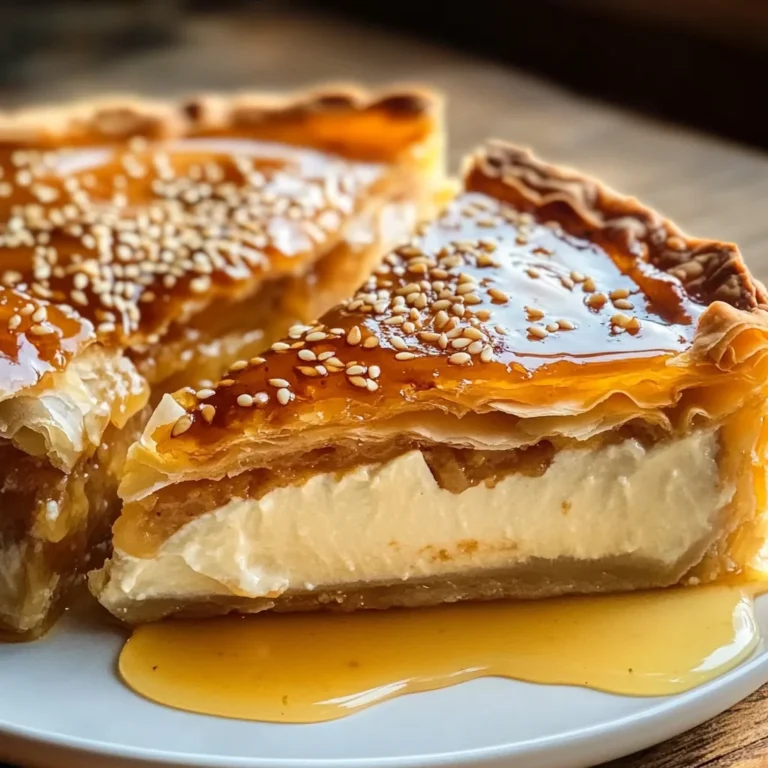 Golden Greek Honey Pie (Melopita)