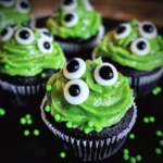 Halloween Slime Cupcakes