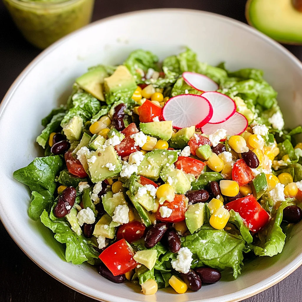 Mexican Chopped Salad with Honey-Lime Dressing