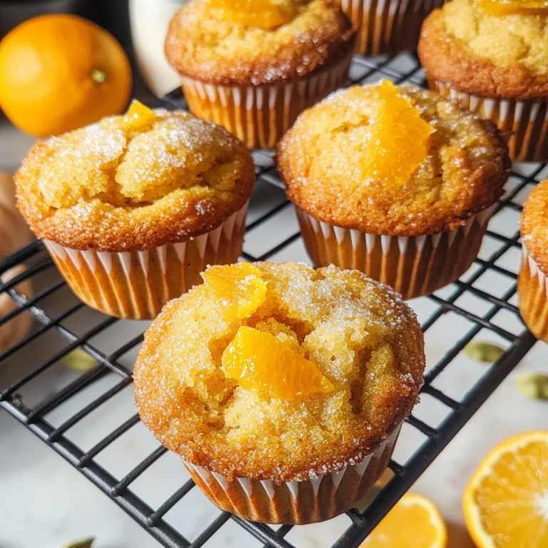 Orange and Cardamom Muffins