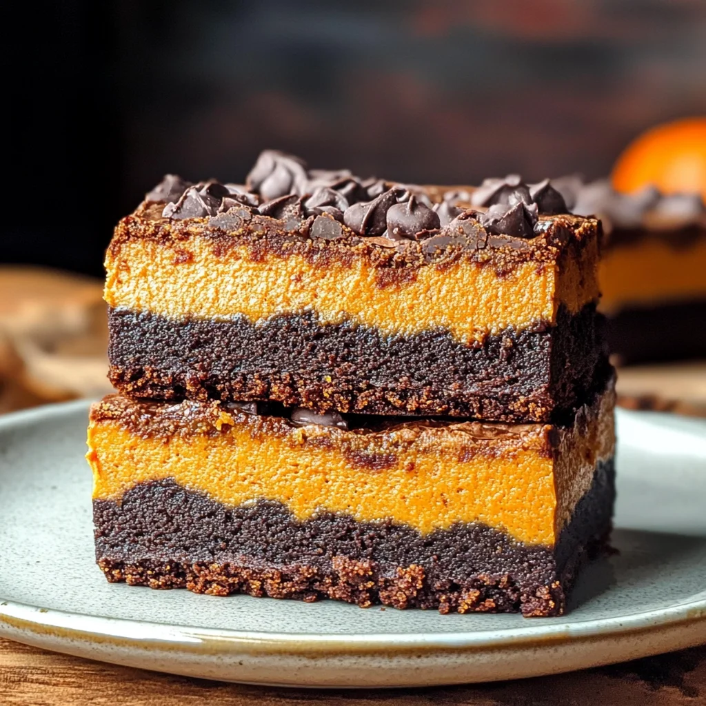 Pumpkin Brownies
