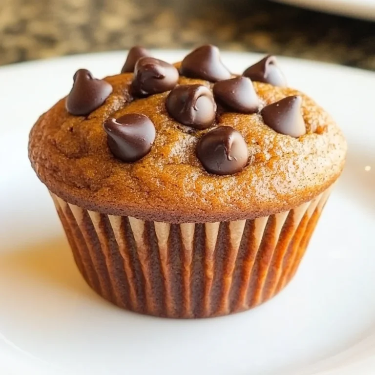 Pumpkin Chocolate Chip Muffins