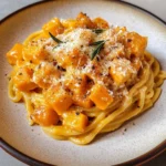 Roasted Pumpkin and Garlic Pasta