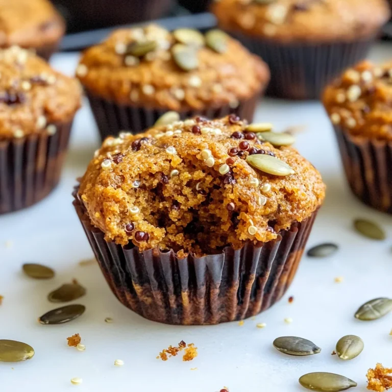 Skinny Pumpkin Quinoa Muffins