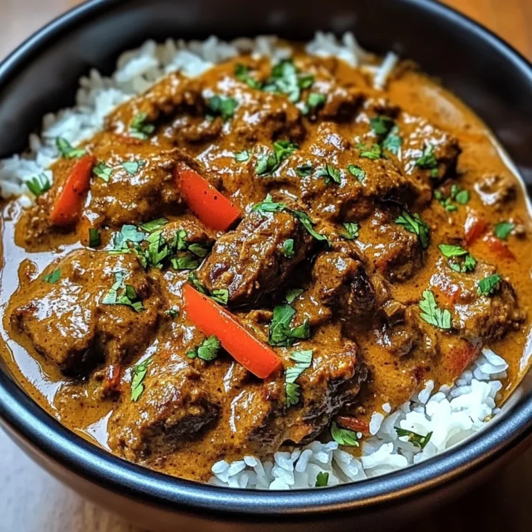 Slow-Simmered Beef Curry in Creamy Coconut Sauce