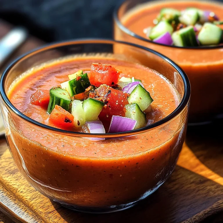 Spanish gazpacho recipe