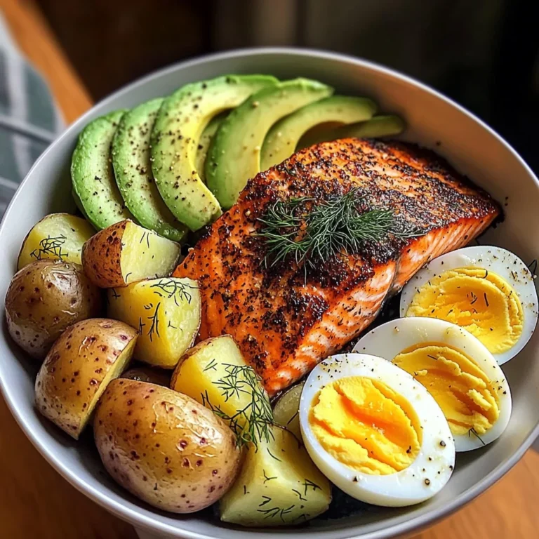 Spiced Salmon & Dill Potato Power Bowl