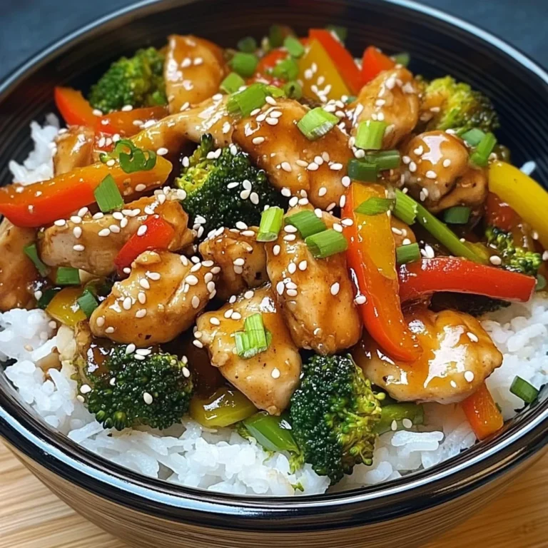Sticky Teriyaki Chicken Stir-Fry Bowl