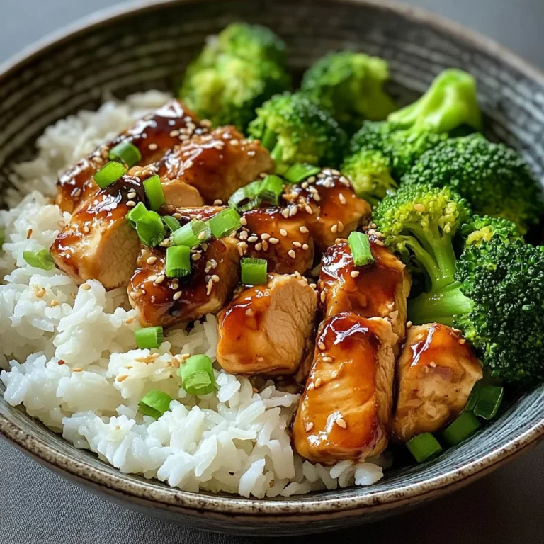 Teriyaki Chicken Bowl with Broccoli & Rice