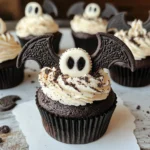 Vegan Oreo Bat Cupcakes