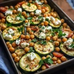 Zucchini & Chickpea Bake with Feta
