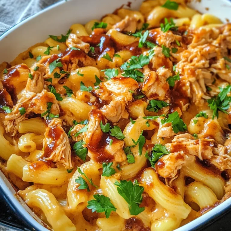 BBQ Chicken Mac and Cheese