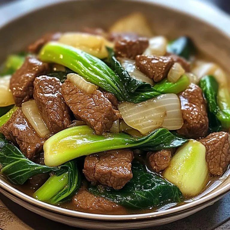 Beef and Bok Choy Stir Fry