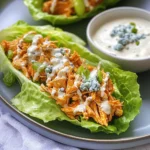 Buffalo Chicken Lettuce Wraps