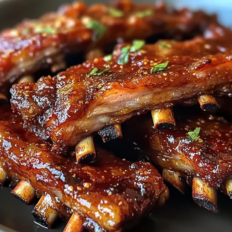 Charred Sticky Lamb Ribs Glazed with Harissa, Maple & Smoked Paprika