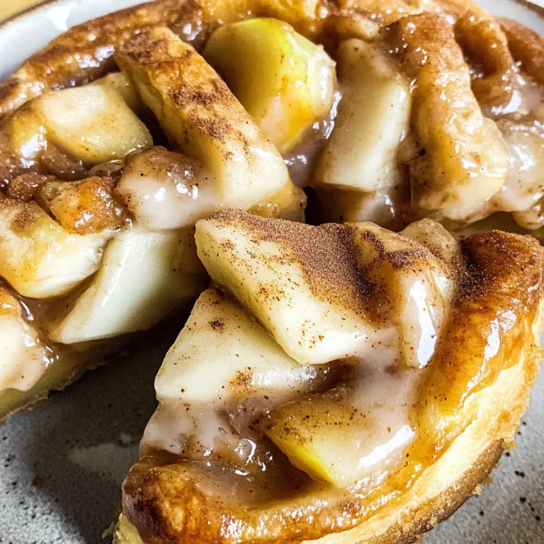 Cinnamon Roll Apple Pie