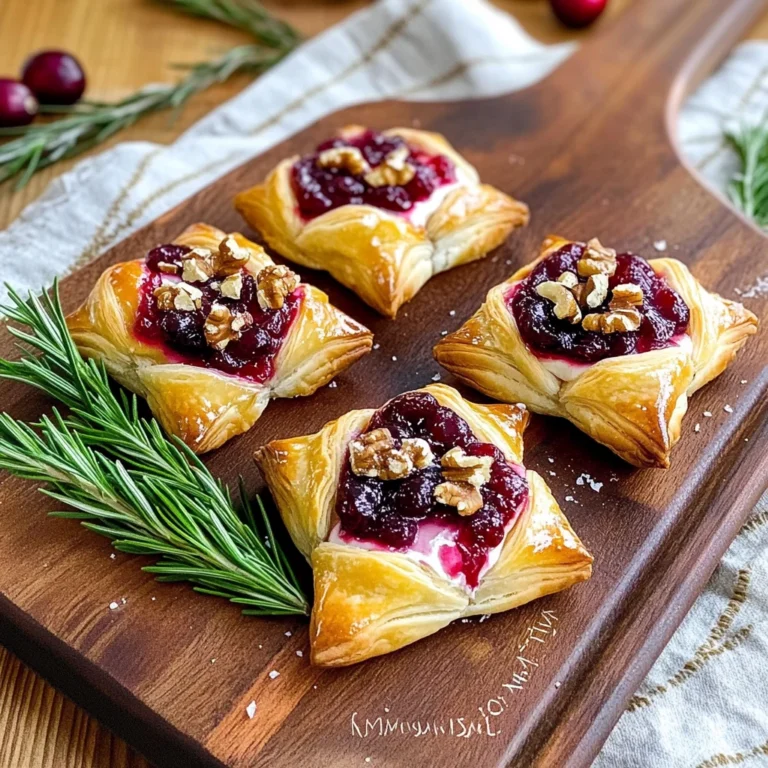 Cranberry Brie Bites
