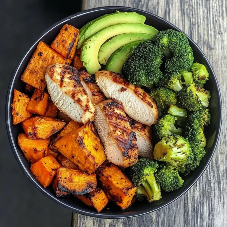 Grilled Chicken Veggie Bowl with Avocado