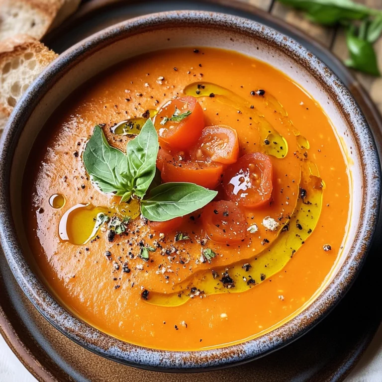 Healthy, Tomato-Carrot Soup