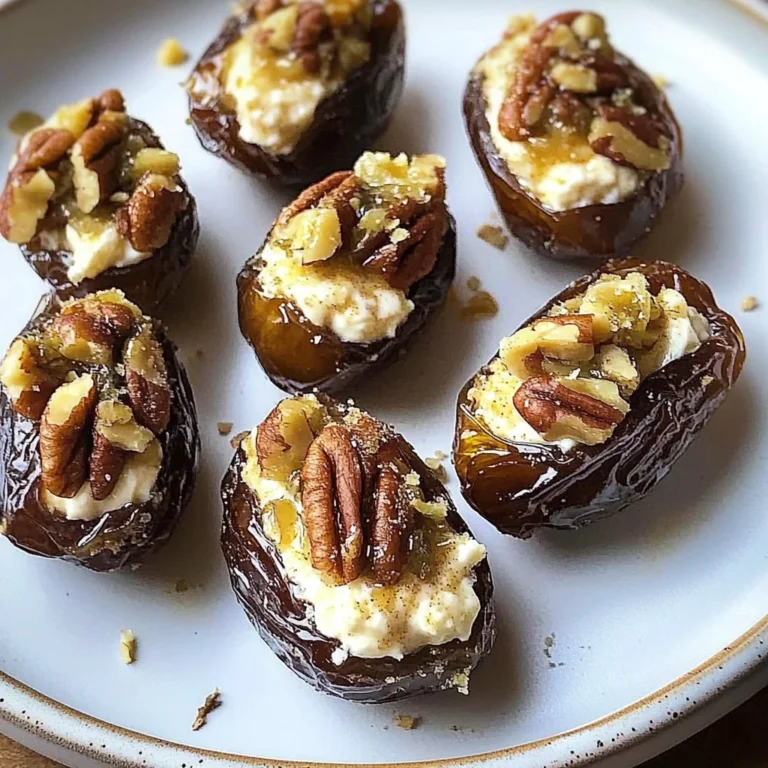 Honey-Cinnamon Cream Cheese Stuffed Dates