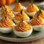 Pumpkin Patch Deviled Eggs