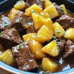 Slow Cooker Pineapple beef Recipe | Easy & Delicious