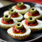 Spooky Deviled Eyeballs